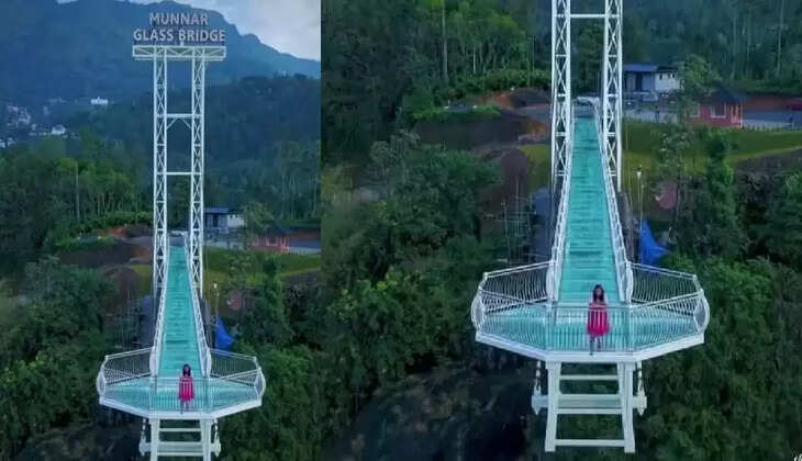 munnar glass bridge