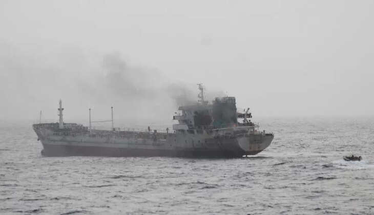 Ship fire